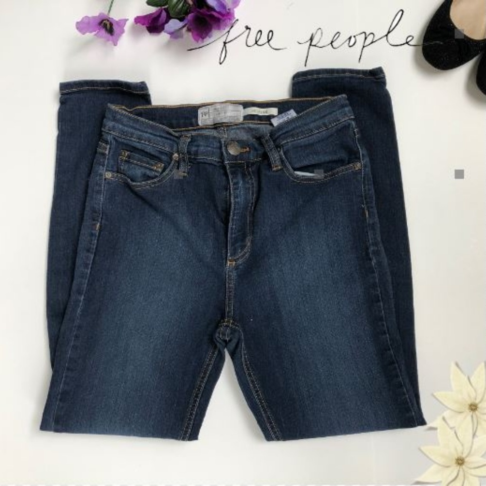 Free people Hi-Rise Skinny Jeans/ ankle / cropped